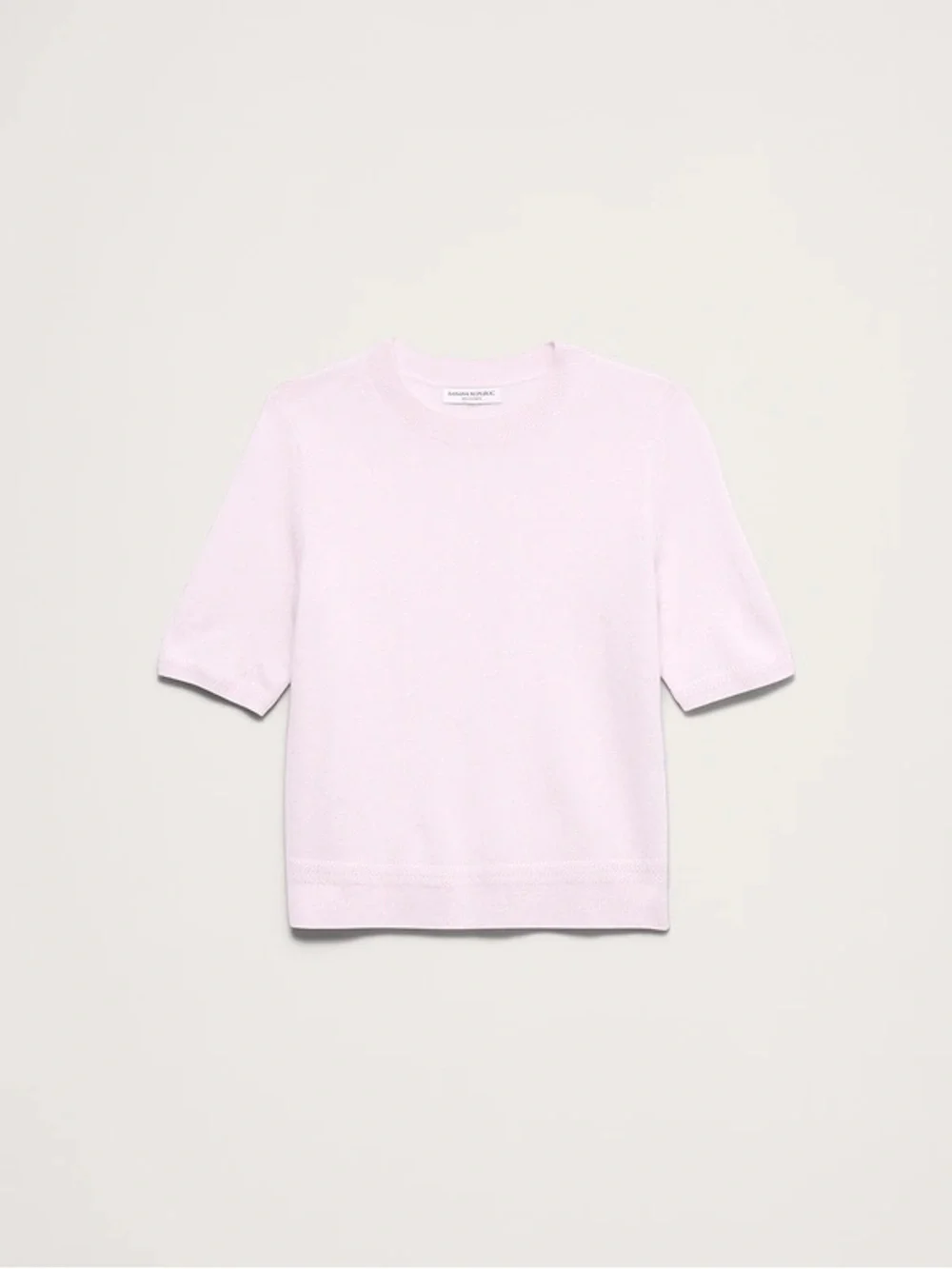 J. Crew 100% Cashmere Pink Short Sleeve Knit Top
